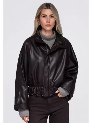 Ženska jakna OMBRE OW-JT-E0007 SMEĐA