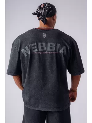 Muške majice NEBBIA OLYMPIA HEAVYWEIGHT COTTON 941 CRNA