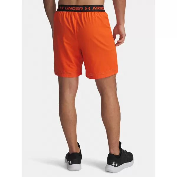  Muške kratke hlače UNDER ARMOUR VANISH WOVEN 6IN SHORTS 1373718-844 NARANČASTA 