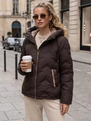 Ženska jakna DSTREET TY5944 SMEĐA