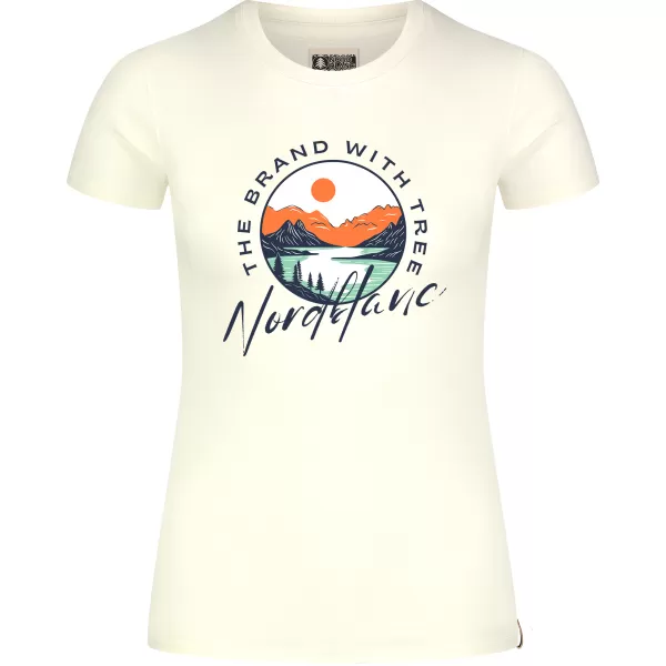  Ženska majica kratkih rukava NORDBLANC STARLIGHT NBSLT8176 BIJELA 