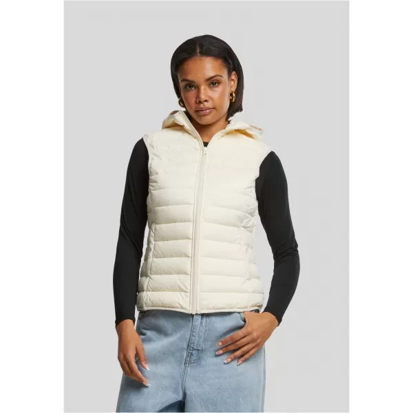  Ženski prošiveni prsluk URBAN CLASSICS TB8710-02903 BIJELI PIJESAK 