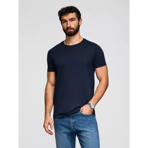  Muška majica kratkih rukava OMBRE OM-TSBS-0268 CRNO/ZELENO/KAKI 