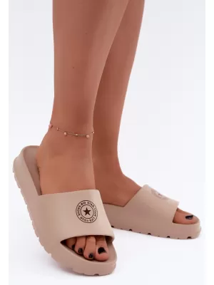 Ženske papuče BIG STAR SHOES UU274074 NIJANSE SMEĐE I BEŽ