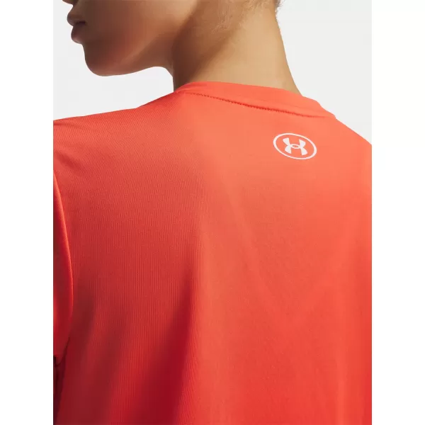 Ženska majica kratkih rukava UNDER ARMOUR TECH SSV- SOLID 1384229-690 CRVENA 