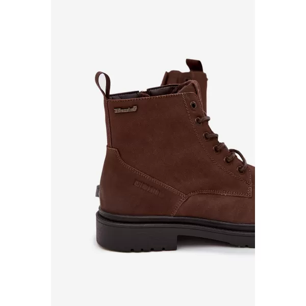  Muške gležnjače BIG STAR SHOES OO174149 SMEĐA/BEŽ 