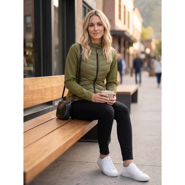  Ženska hibridna jakna MALFINI PREMIUM CROSS 556 AVOKADO ZELENI 