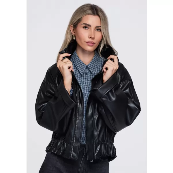  Ženska jakna OMBRE OW-JT-E0007 CRNA 