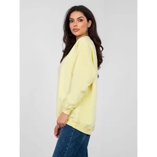 Ženski sweatshirt BASIC FEEL GOOD RV-BL-5185.93P JARKO ŽUTA 