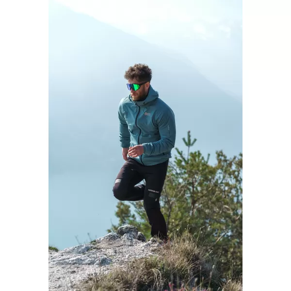  Muške vodootporne hlače za više sportova NORDBLANC RIDGEWALK NBSPM8325 CRNA 