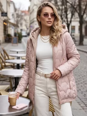 Ženska jakna DSTREET TY5804 RUŽIČASTA