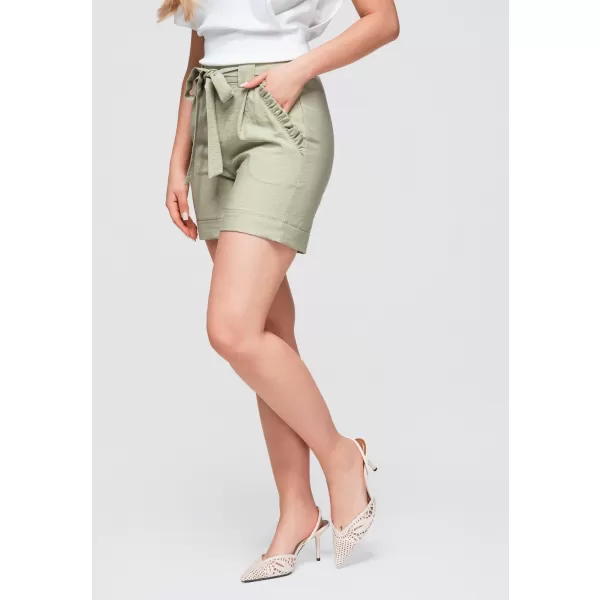  Ženske kratke hlače OMBRE OW-ST-E0006 KAKI 