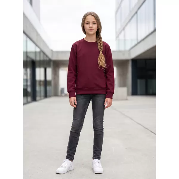 Dječji sweatshirt MALFINI CREW 427 GRANAT 