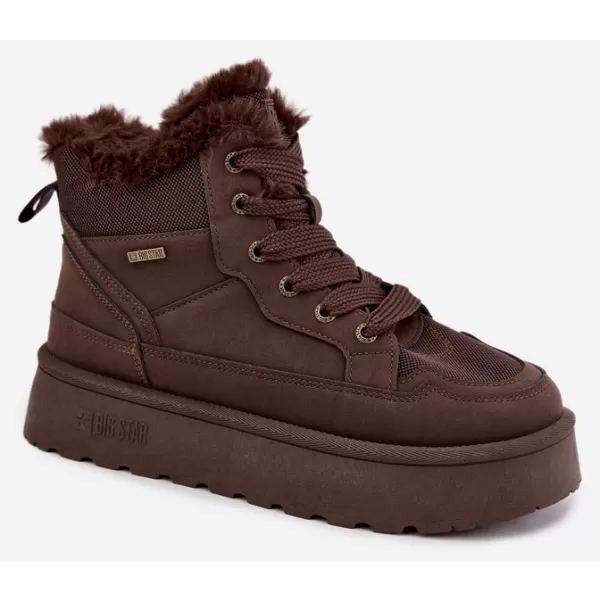  Ženske cipele BIG STAR SHOES UU274168 SMEĐE/BEŽ SJENE 