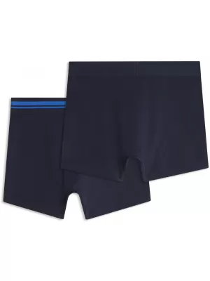 Muške bokserice PUMA MEN EVERYDAY PLACED LOGO BOXER 2P 93847619 MORNARSKO/PLAVA