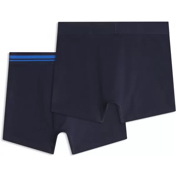  Muške bokserice PUMA MEN EVERYDAY PLACED LOGO BOXER 2P 93847619 MORNARSKO/PLAVA 