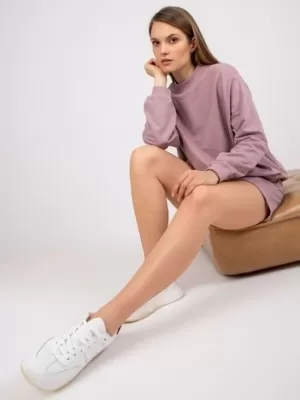 Ženski sweatshirt BASIC FEEL GOOD AP-BL-A-R001 TAMNORUŽIČASTA