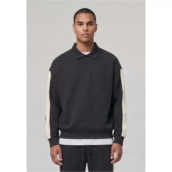  Muška majica s kragnom URBAN CLASSICS TB8595-00007 CRNA 
