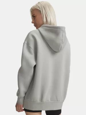 Ženski sweatshirt UNDER ARMOUR ICON FLEECE OS HOODIE 1379495-069 SIVA