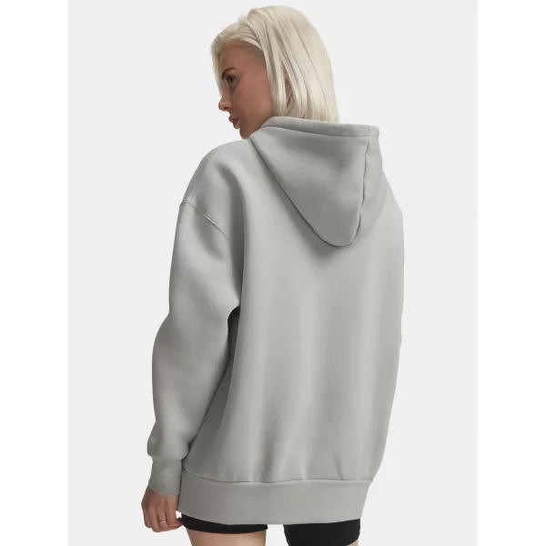  Ženski sweatshirt UNDER ARMOUR ICON FLEECE OS HOODIE 1379495-069 SIVA 