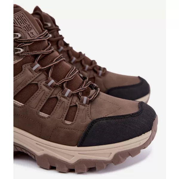  Muške cipele BIG STAR SHOES UU174316 SMEĐE/BEŽ SJENE 