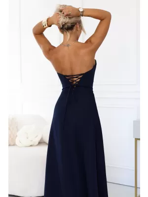 Haljina NUMOCO 663-5 TAMNOPLAVA