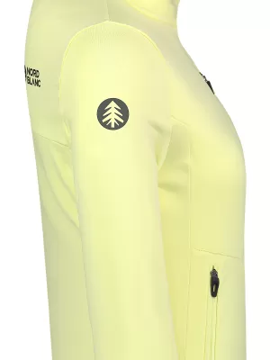 Ženska powerfleece majica NORDBLANC CRISP NBSFL8338 JANTAR