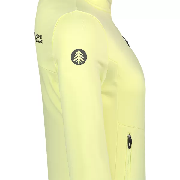 Ženska powerfleece majica NORDBLANC CRISP NBSFL8338 JANTAR 