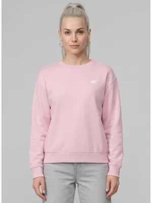 Ženski sweatshirt 4F WMM00TSWSF2534 SVIJETLORUŽIČASTA