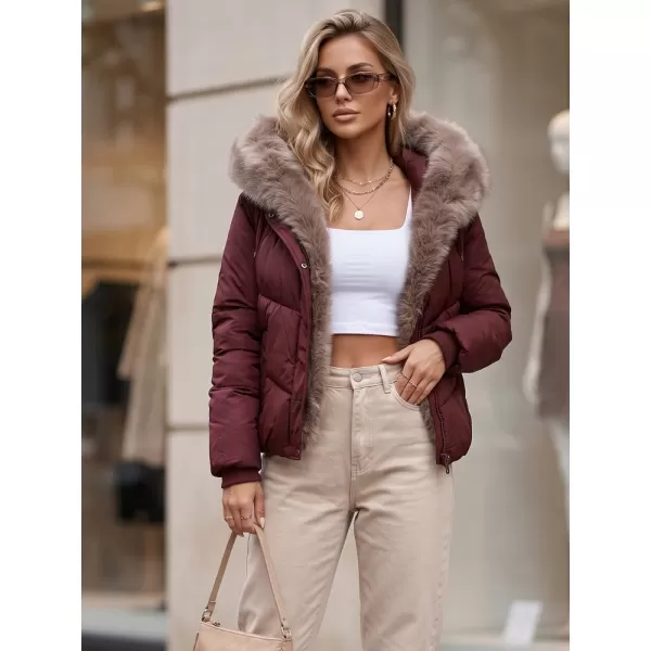  Ženska jakna DSTREET TY5985 TAMNOCRVENA 