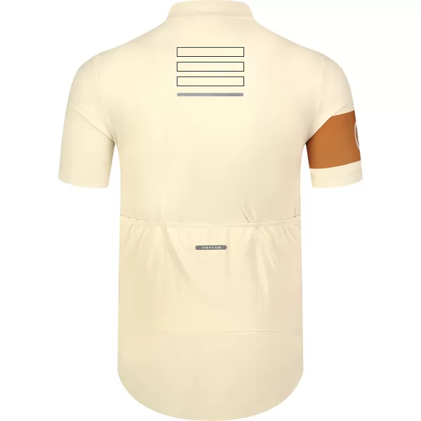  Muški biciklistički dres NORDBLANC CAMEL NBSMF8079 BEŽ 