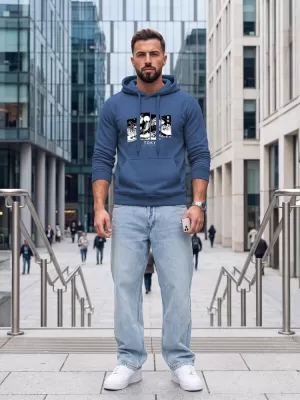 Muški sweatshirt DSTREET NX5146BX-17-09 PLAVA