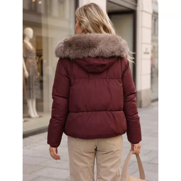  Ženska jakna DSTREET TY5985 TAMNOCRVENA 
