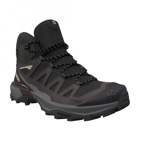  Muške cipele SALOMON X ULTRA 360 MID GORE-TEX L45473200 CRNI/TAMNI GALEB SIVI/TAMNA ZEMLJA 