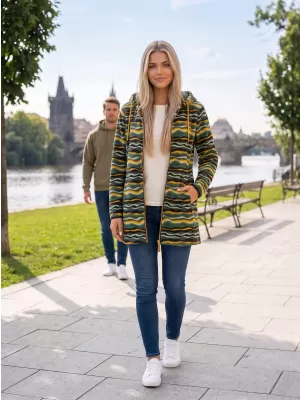 Ženska majica od flisa ALTISPORT ILANI KAKI