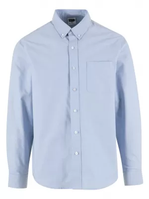 Muška košulja URBAN CLASSICS TB8094 SVJETLO HORIZONT PLAV