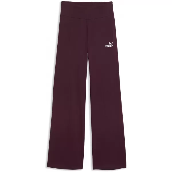  Ženske tajice PUMA ESS SMALL NO. 1 LOGO HIGH-WAIST STRAIGHT 68242924 RUBIN NOIR 