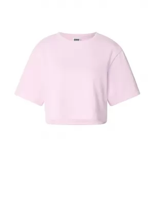 Ženska majica kratkih rukava URBAN CLASSICS TB8288 RUMENA RUŽA
