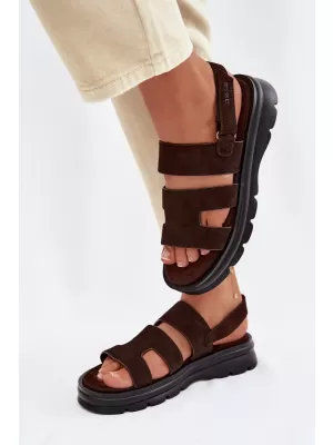Ženske sandale BIG STAR SHOES TT274483 SMEĐA/BEŽ