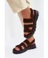 Ženske sandale BIG STAR SHOES TT274483 SMEĐA/BEŽ