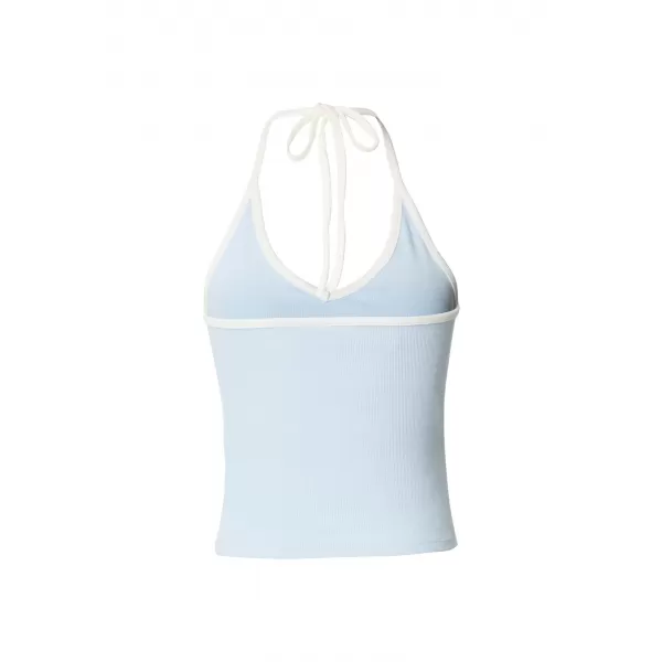  Ženski top URBAN CLASSICS TB8352-21550 ZAMRZNUTI PLAVO 