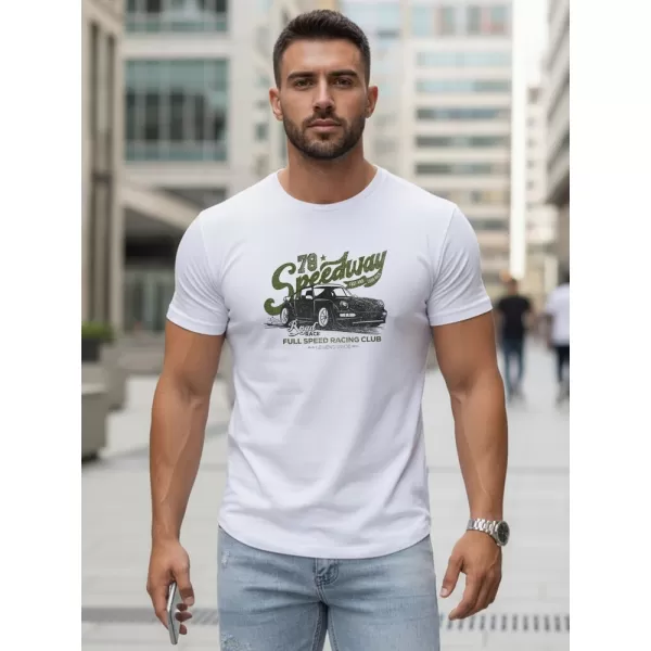  Muška majica kratkih rukava DSTREET NX5089R BIJELA 