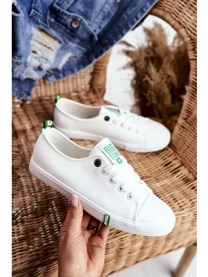 Ženske tenisice BIG STAR SHOES GG274006 BIJELO/ZELENO