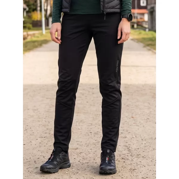  Ženske softshell hlače ALPINE PRO ABARA 2 CRNA 