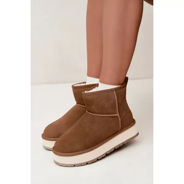 Ženske cipele BIG STAR SHOES UU274692 SMEĐA/BEŽ 
