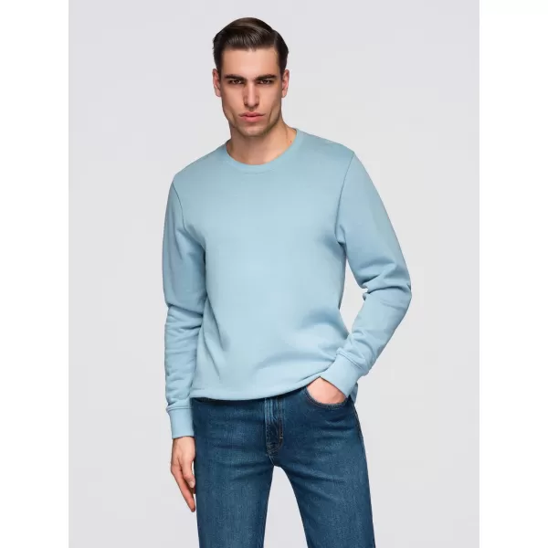  Muški sweatshirt OMBRE OM-SSBN-0271 PLAVA 