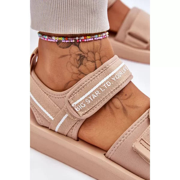  Ženske sandale BIG STAR SHOES LL274787 BEŽ 