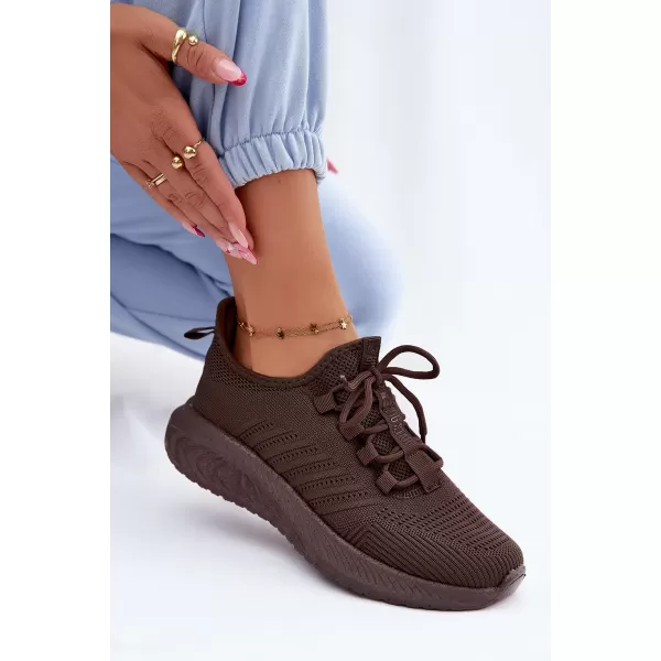  Ženske tenisice BIG STAR SHOES UU274055 SMEĐA/BEŽ 
