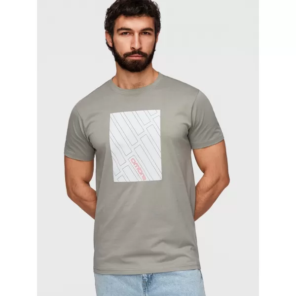  Muška majica kratkih rukava OMBRE OM-TSPT-0259 SIVA 