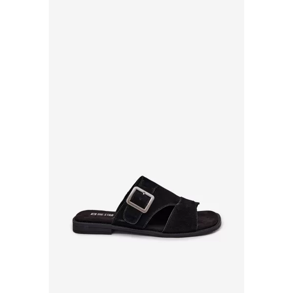  Ženske papuče BIG STAR SHOES TT274477 CRNA 